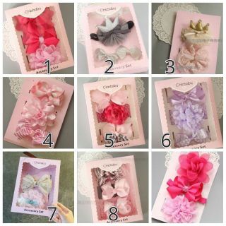 Set băng đô Chicbaby kèm hộp cho bé gái