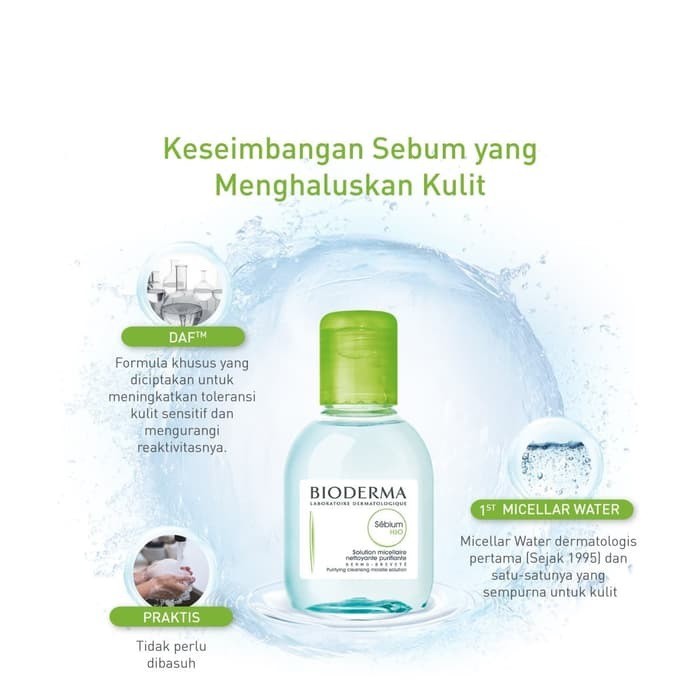 (hàng Mới Về) Sữa Rửa Mặt Bioderma H2o Micellar 250ml 500ml Cao Cấp