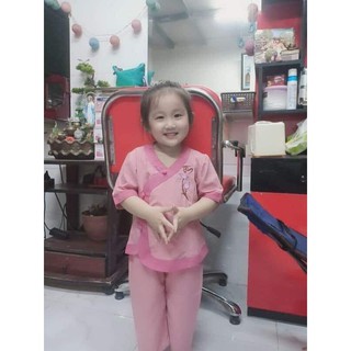 Set đồ lam đi chùa mẹ và bé