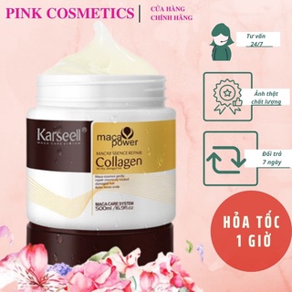 Hấp Phục Hồi Collagen Karseell Siêu Mềm Mượt Tóc 500ml Dạng Hũ Hàng Chính Hãng