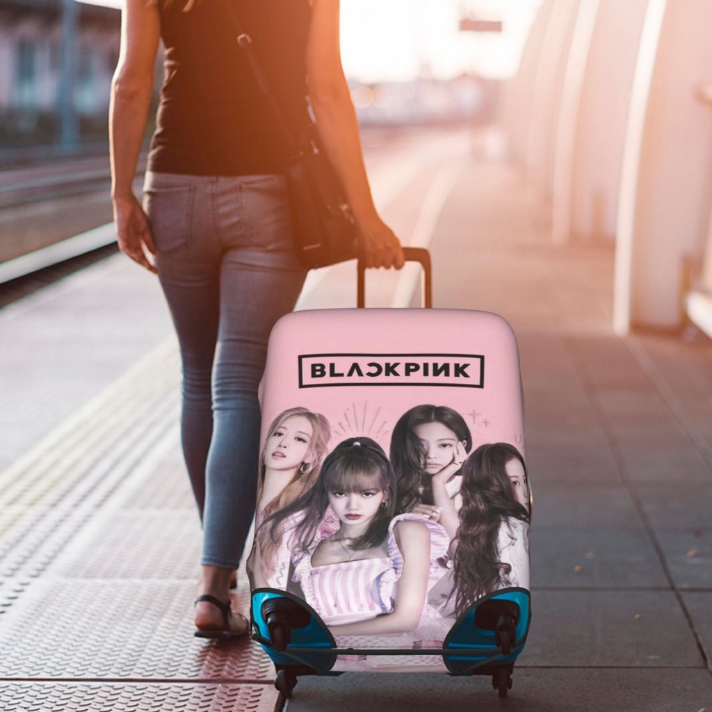 Vỏ Bọc Vali Hành Lý 18-32 Inch In Hình Nhóm Nhạc BLACKPINK