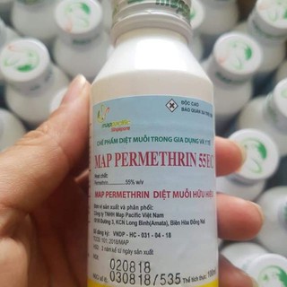 Thuốc diệt muỗi, côn trùng Map Permethrin 55 EC 100ml