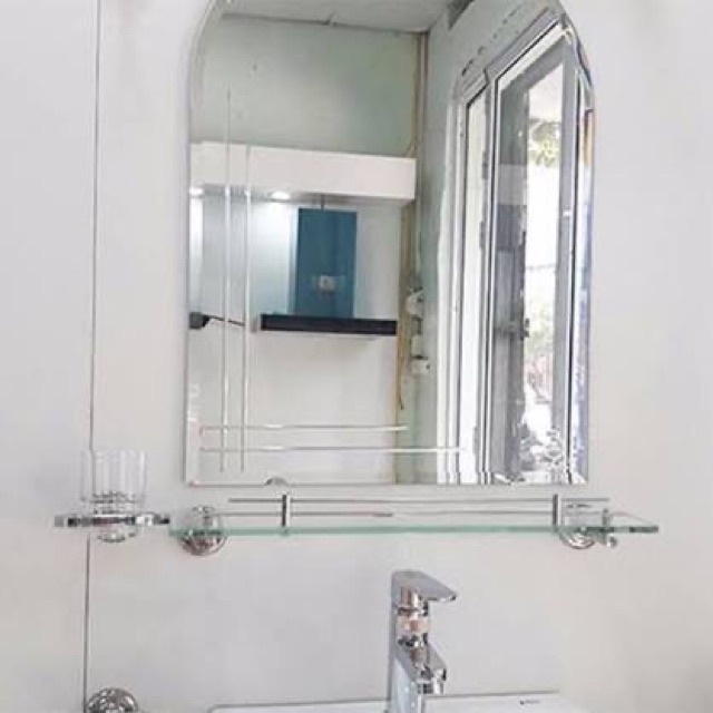 Combo gương nhà tắm inox 304 cao cấp