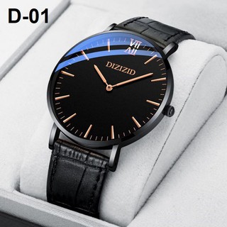 Đồng hồ thời trang nam DIZIZID 8011 dây da cao câp - NTA