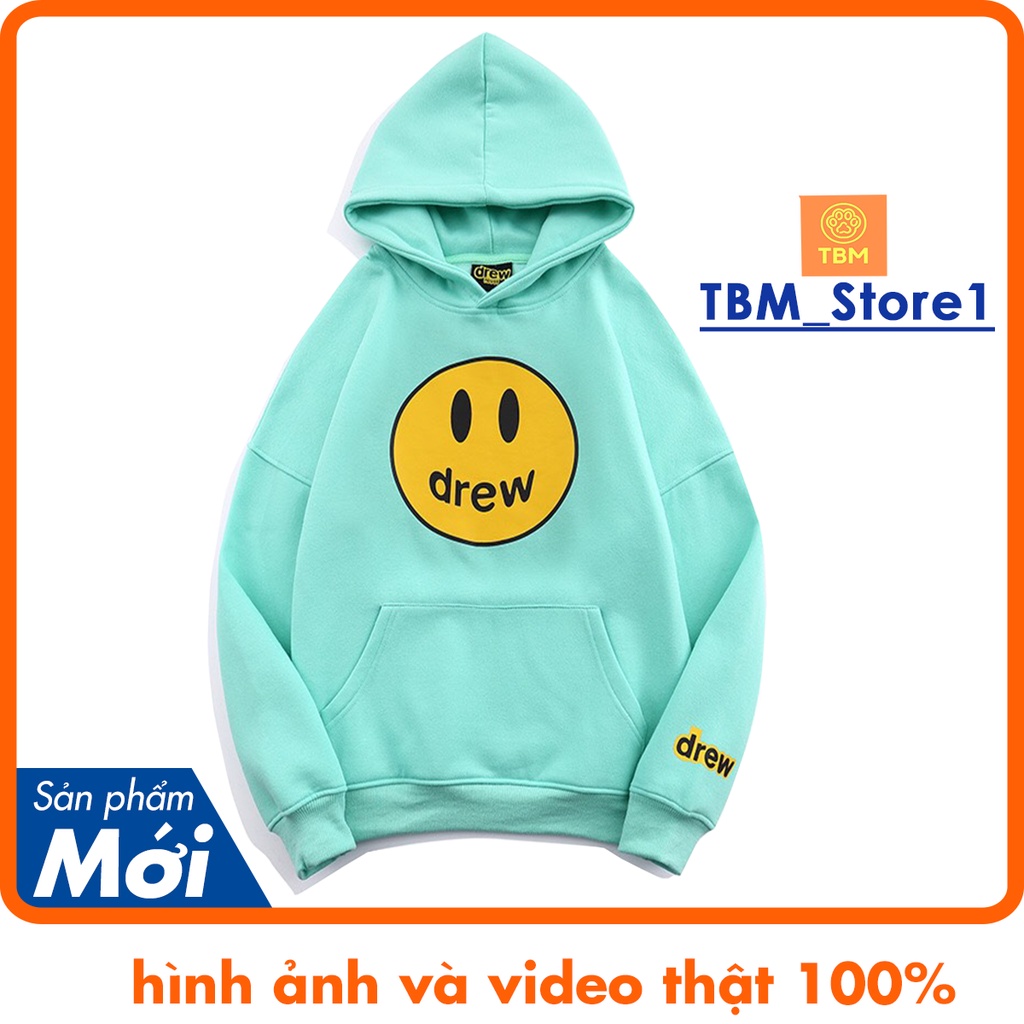 Áo hoodie drew mũ 2 lớp dày dặn , áo khoác nỉ - TBM 99 ( Đủ Màu Size L-XL )