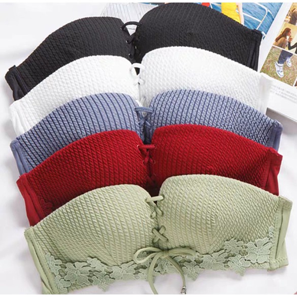 Áo ngực quây không gọng siêu nâng, chống trượt, có thể điều chỉnh dây tạo khe ngực | BigBuy360 - bigbuy360.vn