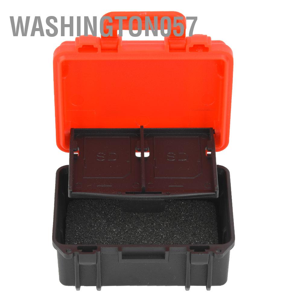 Có thể bán buôn Máy ảnh ABS Pin CD Thẻ nhớ Hộp đựng hộp chống bụi cho Canon P-E6 Washington057 Hàng giao ngay