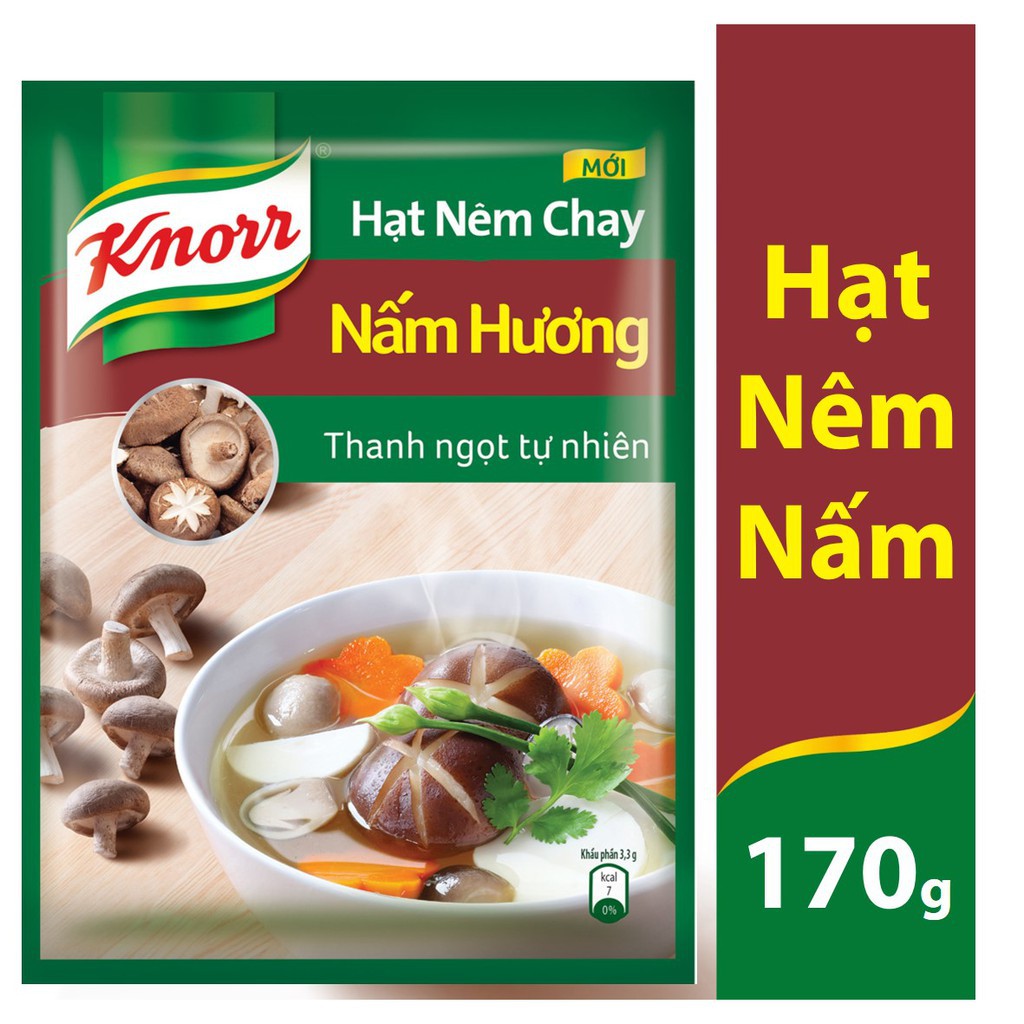 Hạt nêm Knorr Nấm hương (170g)