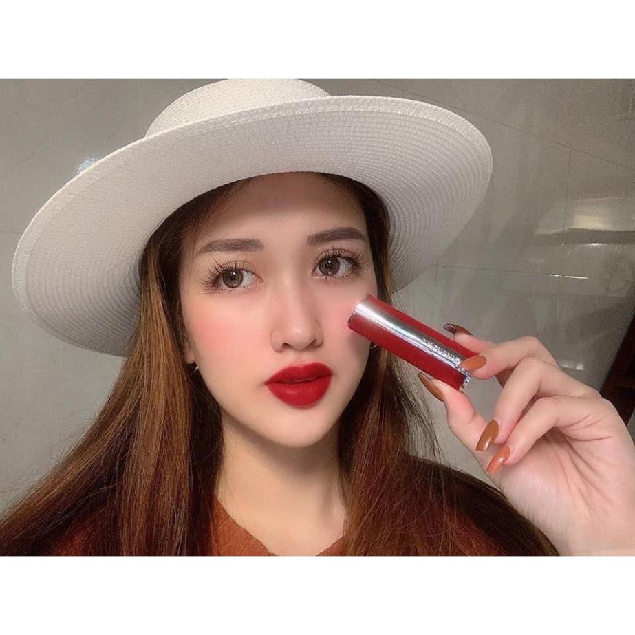Son Gi.venchy 37 Rouge Graine - Bản Vỏ Nhung Limited Fullsize Fullbox