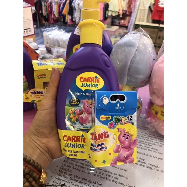 Xà Bông tắm Gội 2 in 1 CARRIE JUNIOR HAIR & BODY WASH