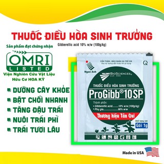 Phân bón lá ga3 gibber, kích thích tăng trưởng progibb 10sp