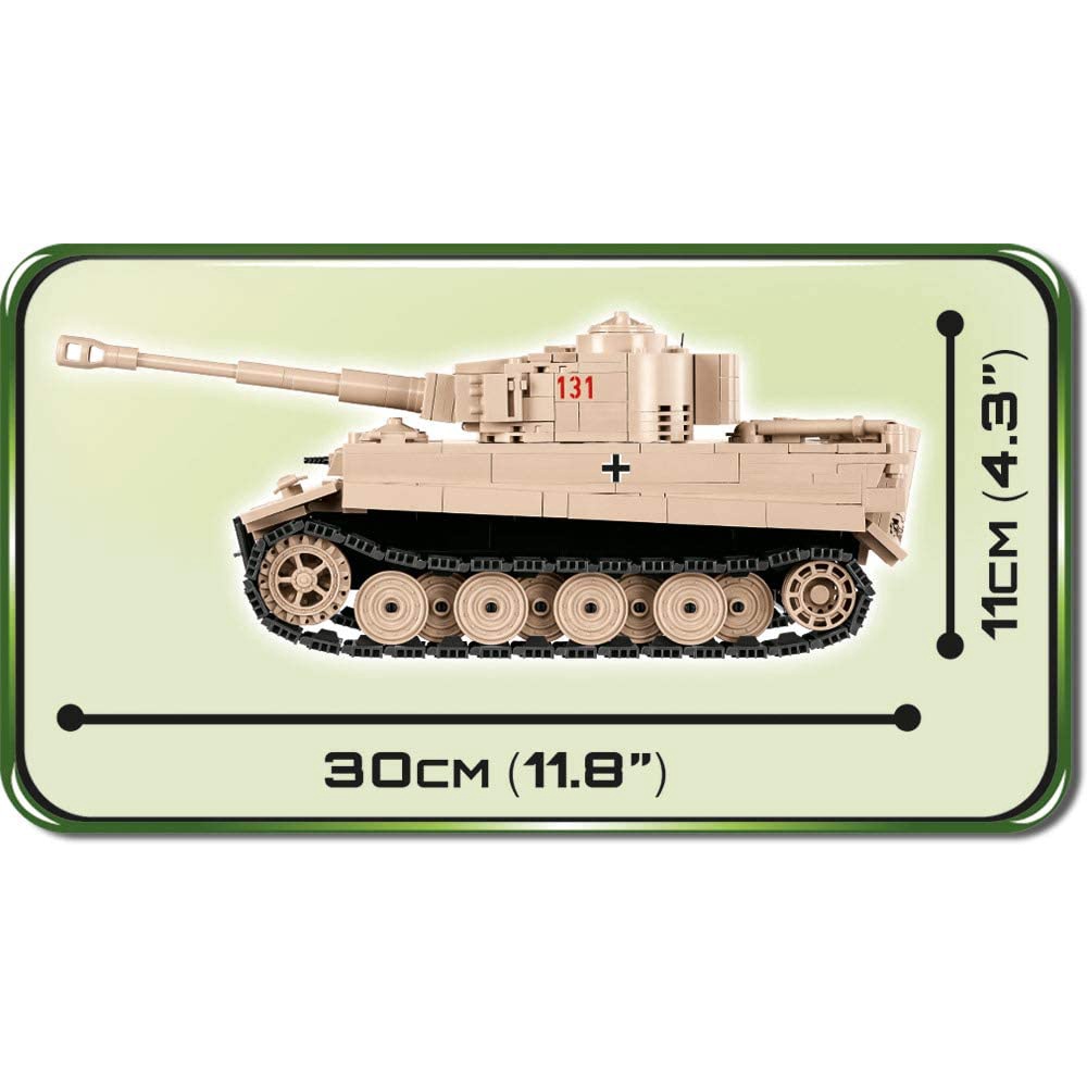 Non Lego - Cobi 2519 Tiger I 131 - Chiến xa Đức trong Thế Chiến 2 Chính Hãng