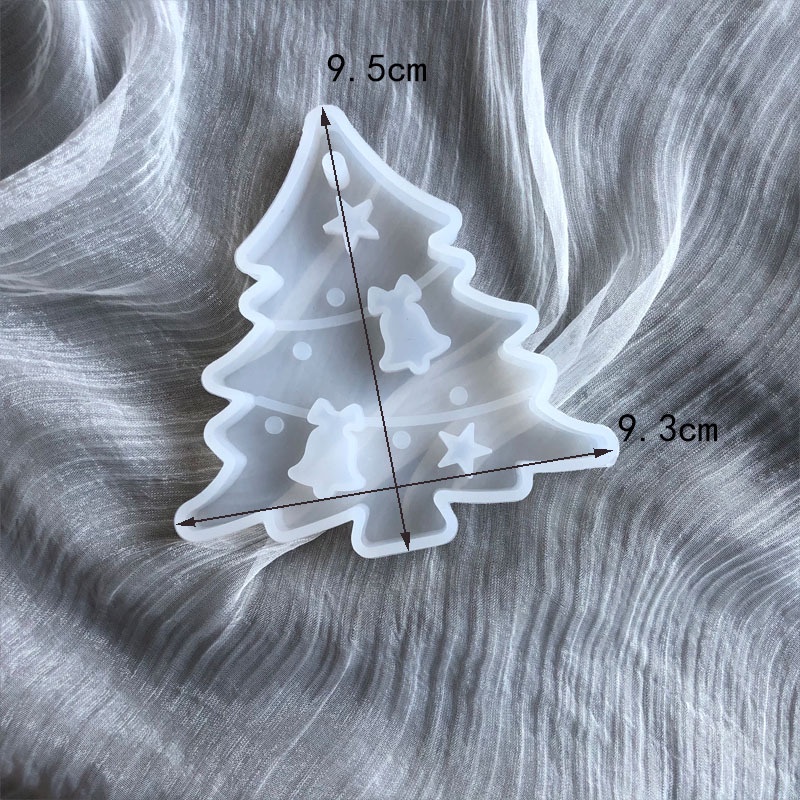 Khuôn silicone Làm Bánh Hình Chuông Giáng Sinh / Socola / Tuần Lộc / Chuông / Cây Thông Noel