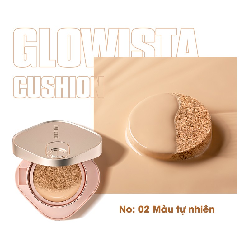 Phấn nước Chioture I'Am Glowista Cushion cấp ẩm kiềm dầu độ che phủ cao