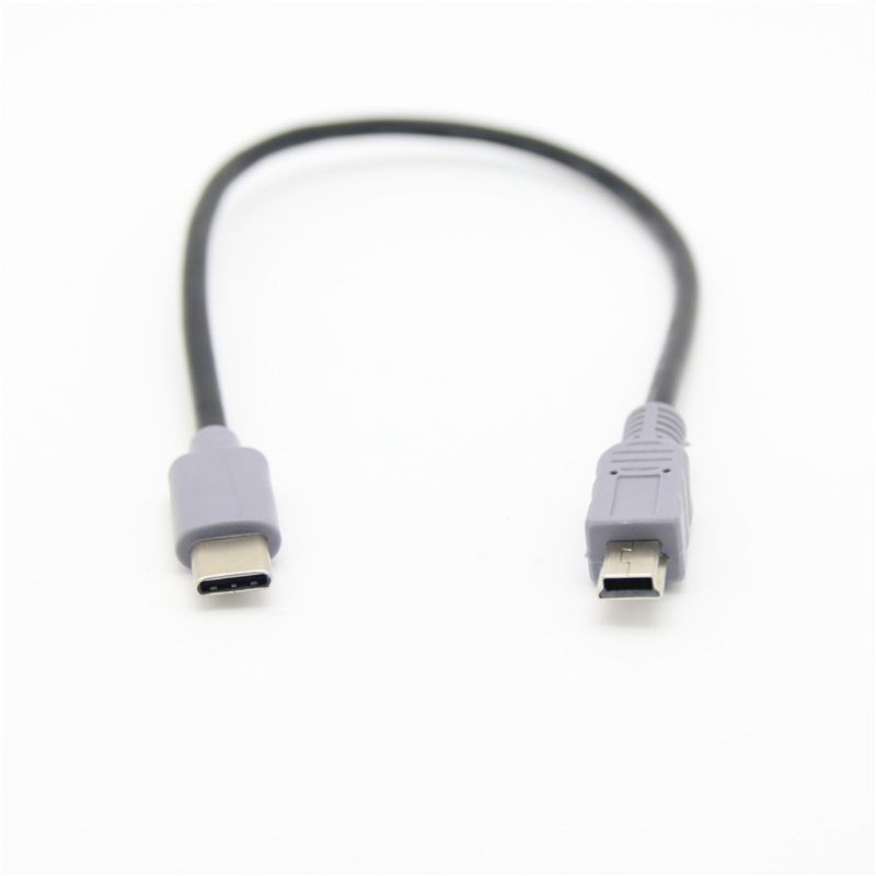 Cáp Chuyển Đổi Dữ Liệu Otg Usb Type C 3.1 Đầu Cắm Sang Đầu Cắm Mini Usb 5 Pin B Dài 1m Cho Điện Thoại Di Động Macbook