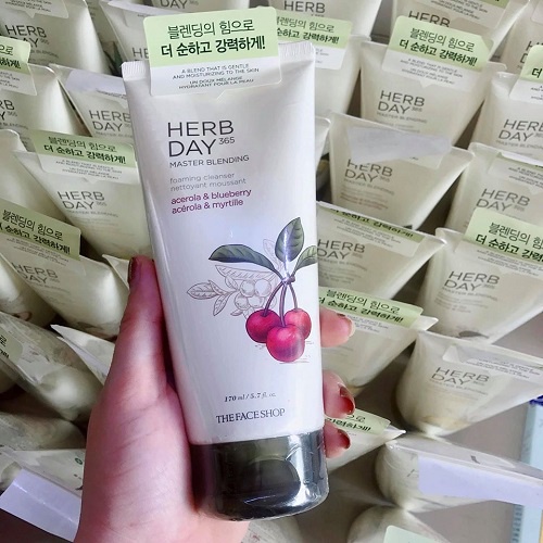 👑 Sữa Rửa Mặt 𝗧𝗵𝗲 𝗙𝗮𝗰𝗲 𝗦𝗵𝗼𝗽 𝗛𝗲𝗿𝗯 𝗗𝗮𝘆 𝟯𝟲𝟱 Cleansing Foam  có thể Inbox chọn mùi