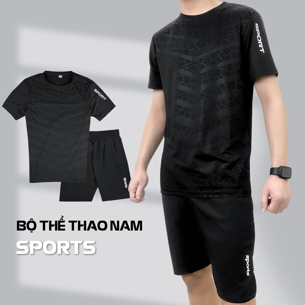 Set Bộ Quần 4RUN Áo thể thao nam đẹp mã TT22 FREESHIP Áo thun nam, Quần short nam thun mùa hè thoáng mát