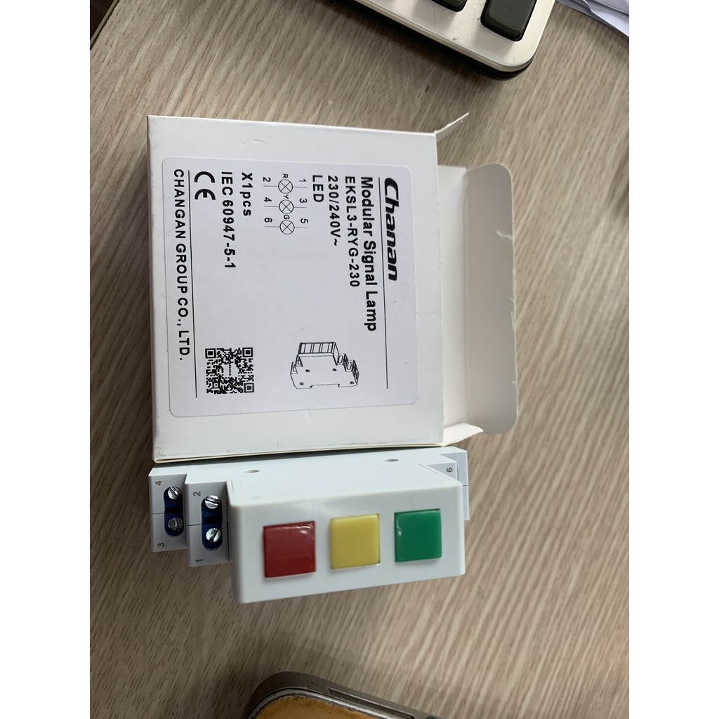 Đèn báo modul kết hợp Đỏ Vàng Xanh 230V
