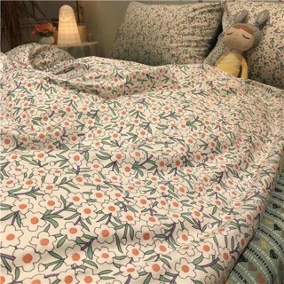 [Cotton Poly] Set poly cotton - Cỏ và tim xanh.