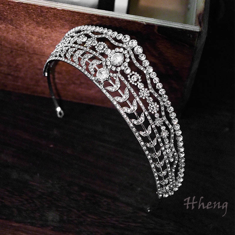 YADORNOS Cài Tóc Hình Vương Miện Công Chúa Đính Đá Zircon Đẹp Mắt