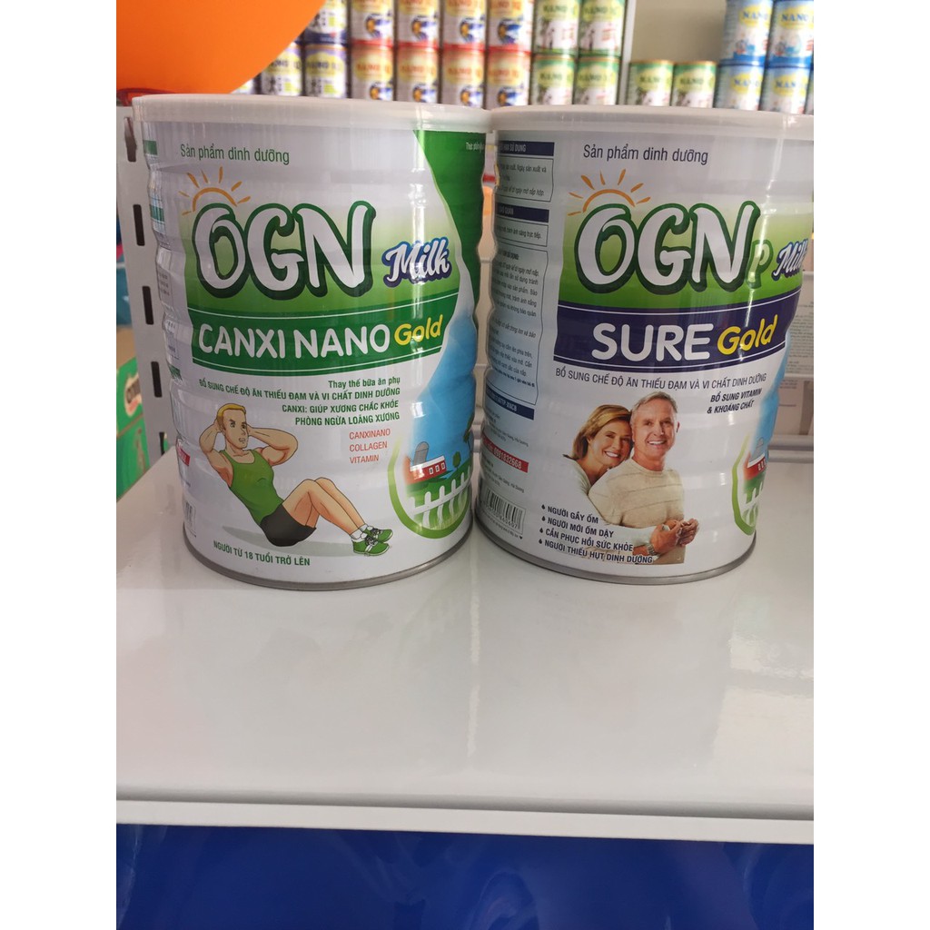 Sữa dinh dưỡng Y tế cao cấp OGN Milk SURE GOLD 900g - Tốt cho tim mạch, thể lực suy yếu