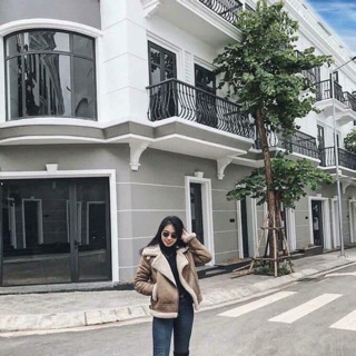 Áo khoác da lộn Zara