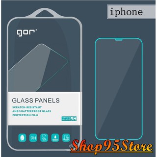 Bộ 2 miếng cường lực  Gor dành cho  iPhone 11  iphone 11 pro max / iphone X/XS/ iphone XS MAX... SE 2020