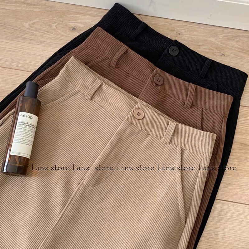 Chân váy nhung tăm dáng dài, chân váy dáng dài cạp phăng Linzstore | BigBuy360 - bigbuy360.vn