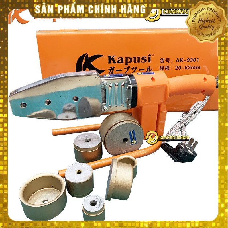 Máy hàn ống nhiệt PPR 20-63 Nhật Kapusi - Máy hàn nhiệt ống nước PPR