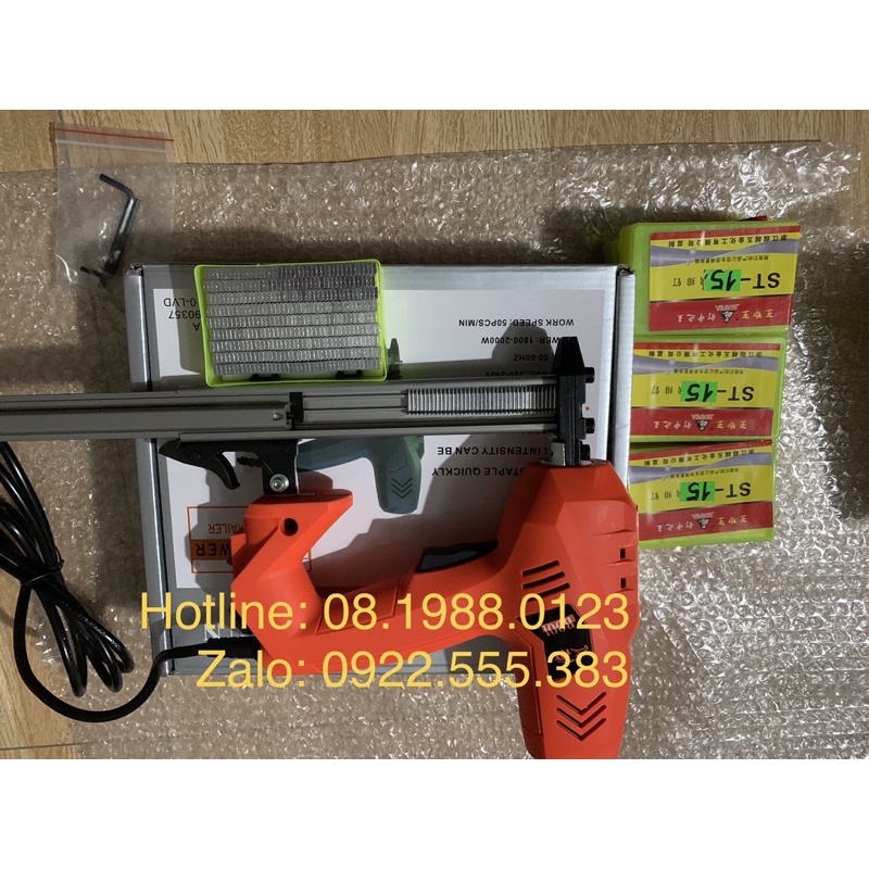 Súng Bắn Đinh Betong điện ST15 - ST18. tặng kèm 1 hộp Đinh.