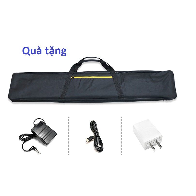 Đàn piano điện 88 phím HQB1-88 - bàn phím midi 88 phím cao cấp tích hợp pin