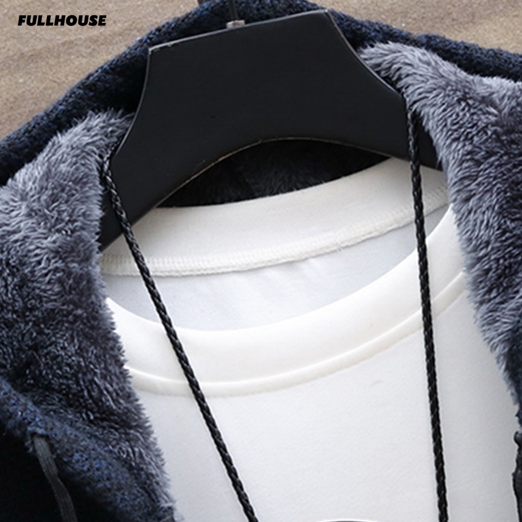 Áo Khoác Cardigan Dệt Kim Tay Dài Có Nón Phối Khóa Kéo Màu Sắc Thời Trang Thu Đông Cho Nam