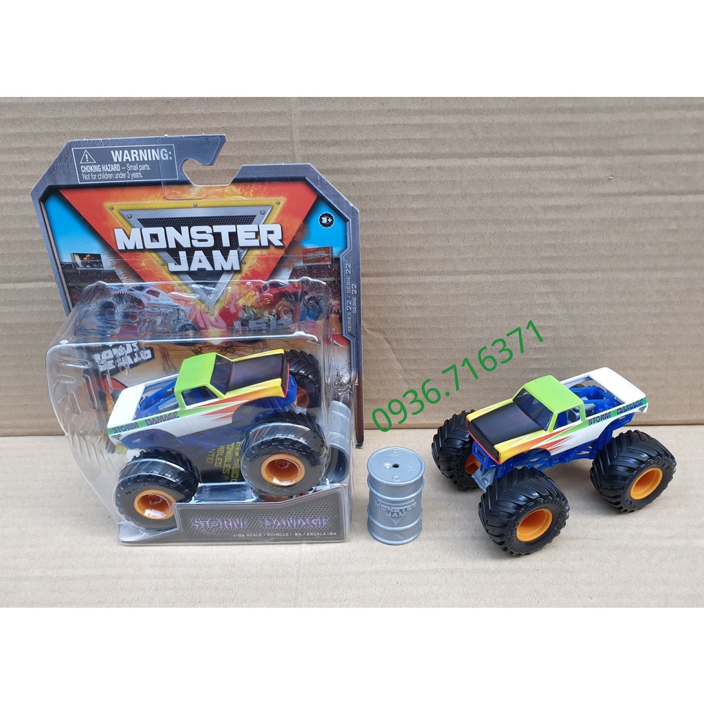 Hộp đồ chơi xe Monster Jam hàng Spin Master