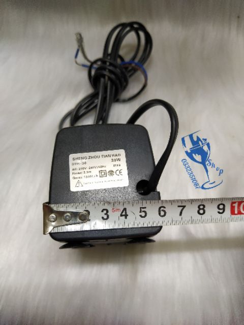 Bơm quạt nước 30w/220v cho quạt làm mát