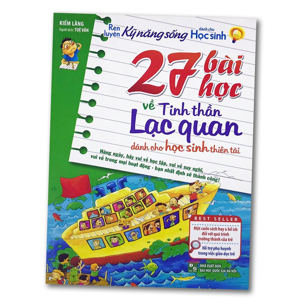 Sách - 27 bài Học Về Tinh Thần Lạc Quan ( Dành cho học sinh thiên tài )