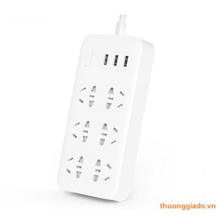 Ổ CẮM ĐIỆN XIAOMI MI POWER STRIP (6 Ổ CẮM ĐIỆN 220V / 3 Ổ CẮM USB 5V)