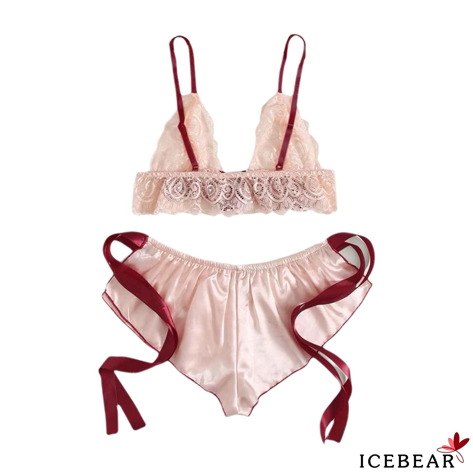 Set Đồ Ngủ 2 Dây Phối Ren Quyến Rũ Cho Nữ | BigBuy360 - bigbuy360.vn