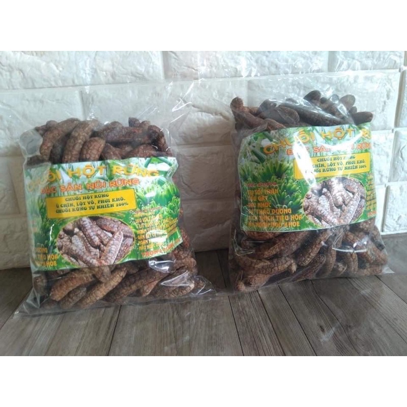 NHÀ LÀM 1kg chuối hột rừng tây nguyên LẺ=SỈ