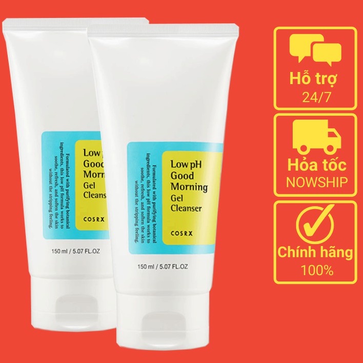 Sữa rửa mặt Cosrx Low PH Good Morning Gel Cleanser dạng gel chiết xuất từ dầu cây trà - AILEE COSMETIC - AC14