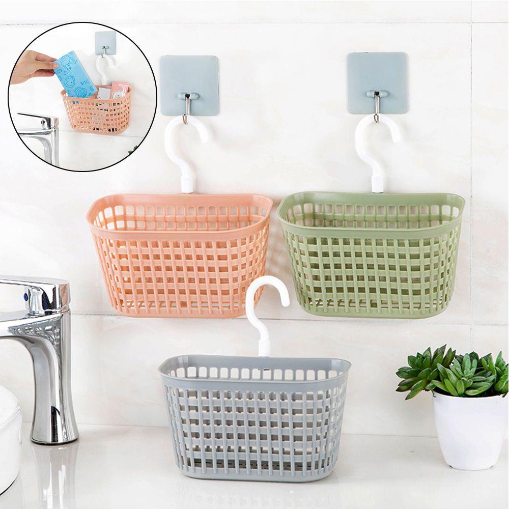 Giỏ Nhựa Đựng Đồ Dùng Gắn Bồn Rửa Chén Tiện Dụng Giá Đỡ