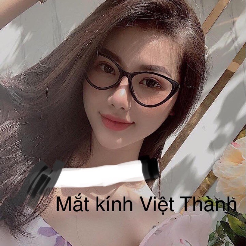 gọng Kính mắt mèo 5 màu sếch vừa lắp được kính cận viễn loạn