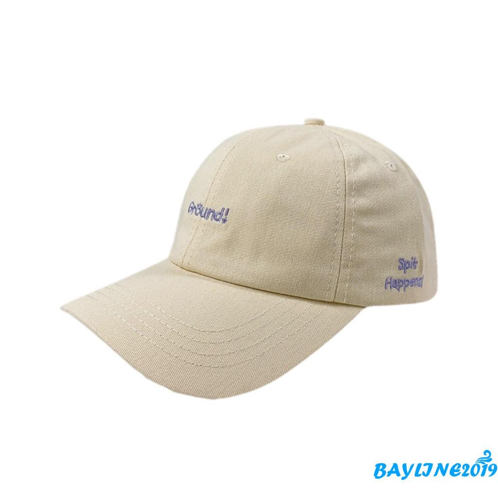 Mũ lưỡi trai thêu chữ thời trang unisex