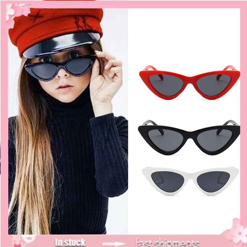 Kính Râm Chống Tia UV Kiểu Mắt Mèo Dành Cho Trẻ Em