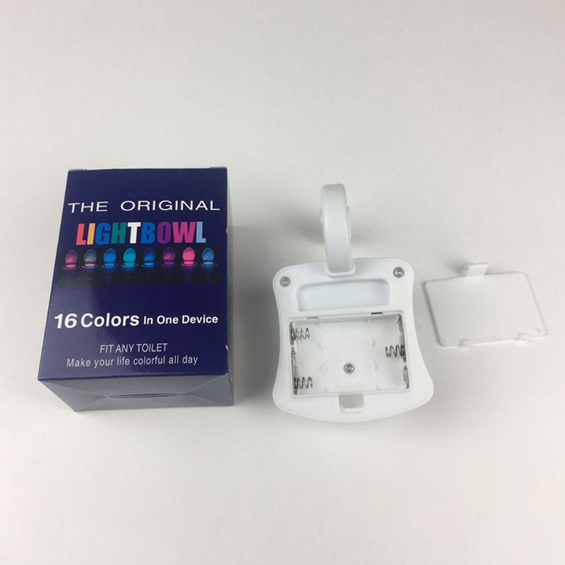 Đèn LED 8 / 16 Màu Sắc Cảm Biến Chuyển Động Gắn Bồn Cầu Cho Bé