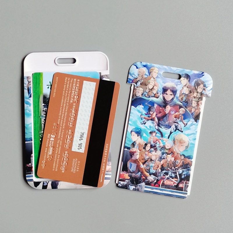 Dây đeo thẻ cho id / usb / điện thoại in hình anime Attack On Titan