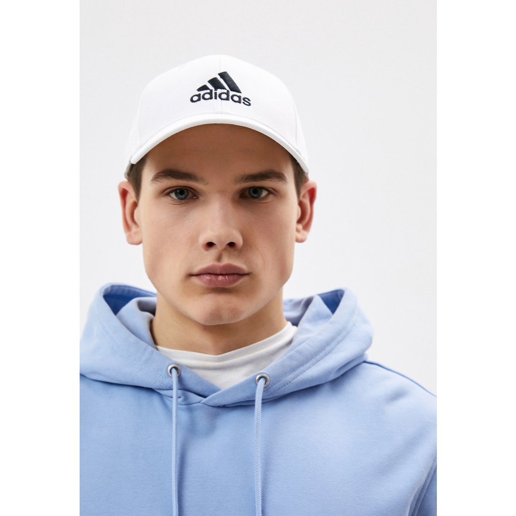 💥 Nón / Mũ Adidas Trefoil Baseball Cap - White FJ2544 / CAM KẾT HÀNG XUẤT DƯ XỊN 100%