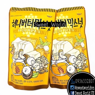 Hạt tổng hợp tẩm bơ mật ong Tom's Farm - Hàn Quốc