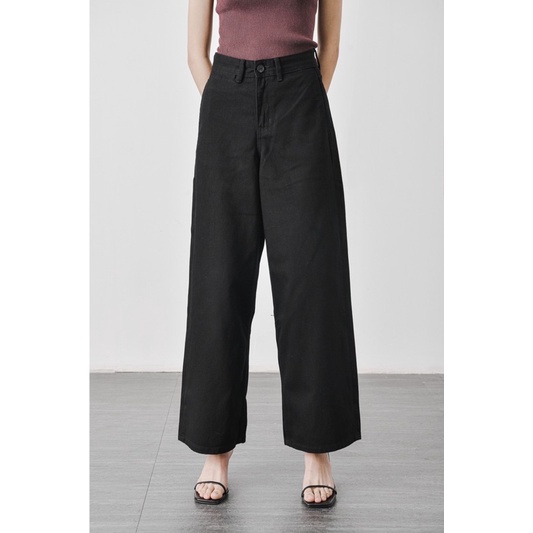 Quần jean cotton form straight Routine