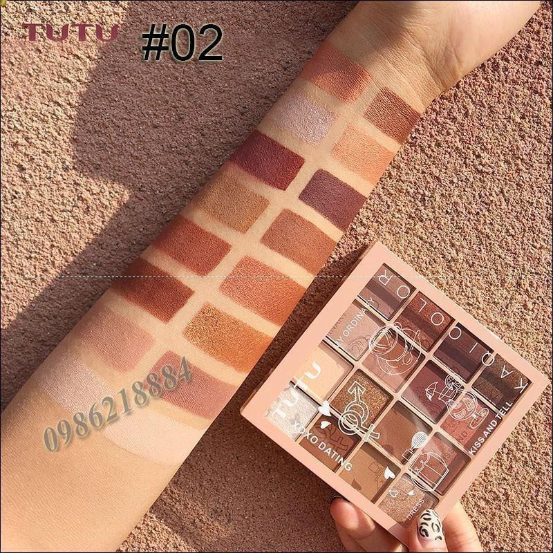 Bảng mắt 16 màu TUTU KAQI COLOR TPP | BigBuy360 - bigbuy360.vn