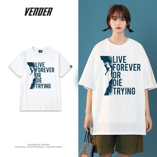 Áo thun Tee Basic Live Forever - Áo thun dáng rộng brand Vender (V207)